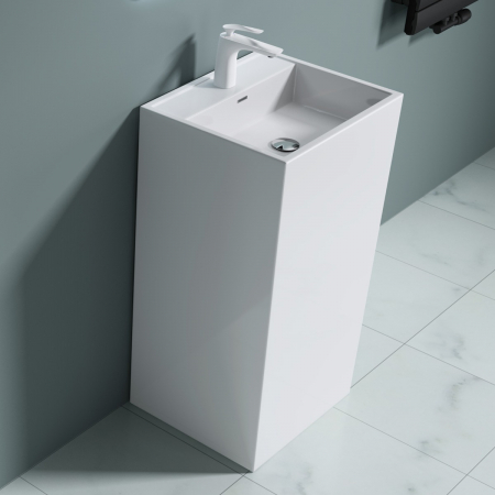 Lavoare - Lavoar Astra 34, alb lucios, montaj freestanding , compozit