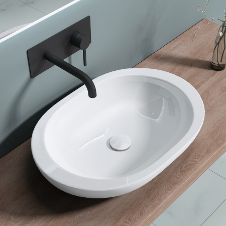 Lavoare - Lavoar Astra 5056, alb lucios, montaj pe blat , ceramica