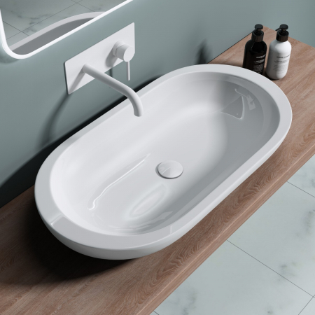 Lavoare - Lavoar Astra 5057, alb lucios, montaj pe blat , ceramica
