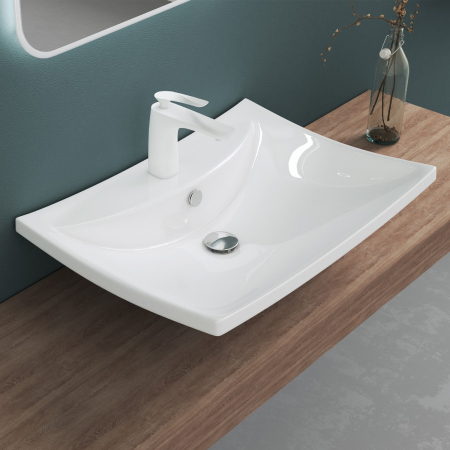 Lavoare - Lavoar Astra 709, alb lucios, montaj pe blat sau suspendat, ceramica