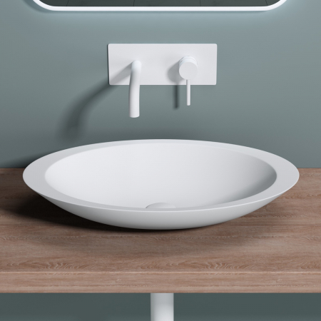 Lavoar Astra 802, alb sau negru, 59 cm, montaj pe blat, compozit [7]