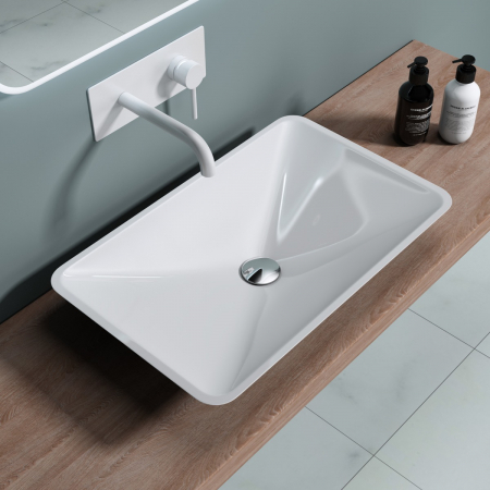 Lavoare - Lavoar Astra 805, alb lucios, montaj pe blat , ceramica