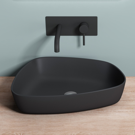 Lavoar Astra 806, alb sau negru, 50 cm, montaj pe blat, compozit [10]
