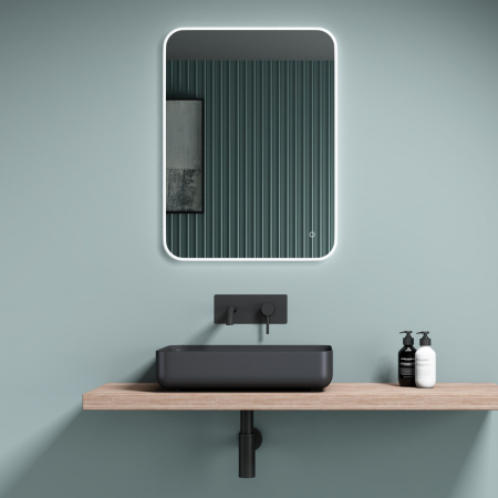 Lavoar Astra 812, negru mat, montaj pe blat , compozit [5]