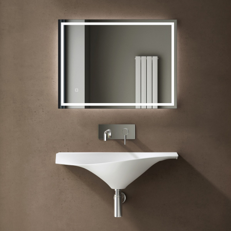 Lavoar Astra 816, alb mat, montaj suspendat, compozit [2]