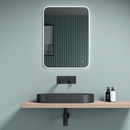 Lavoar Astra 826, alb sau negru, 70 cm, montaj pe blat, compozit [5]