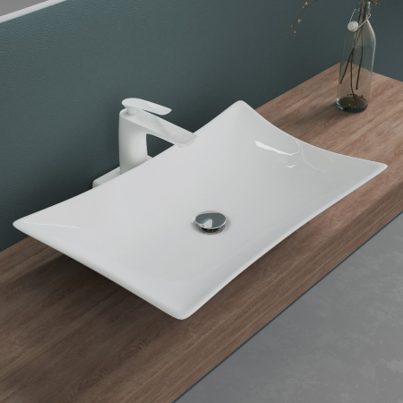 Lavoare - Lavoar Astra 891, alb lucios, montaj pe blat , ceramica