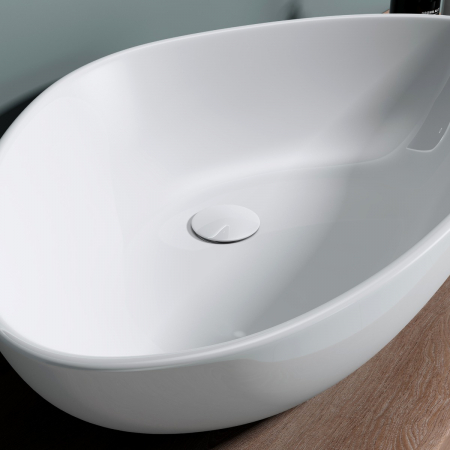 Lavoar Astra 895, alb lucios, montaj pe blat , ceramica [4]