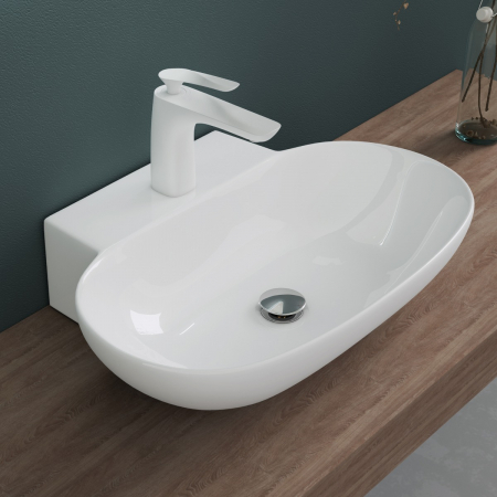 Lavoare - Lavoar Astra 899, alb lucios, montaj pe blat sau suspendat, ceramica