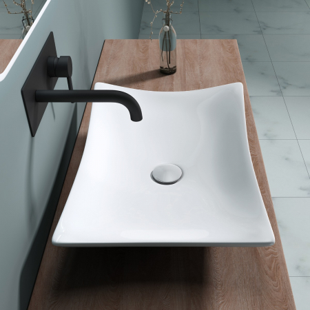Lavoar Astra 910, alb lucios, montaj pe blat , ceramica [1]