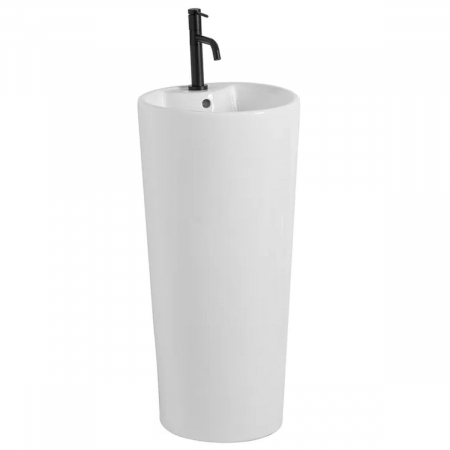 Lavoare - Lavoar de podea Blanka Alb, ceramica, alb lucios