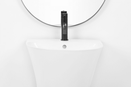 Lavoar de podea Rita Slim Alb, ceramica, alb lucios [3]