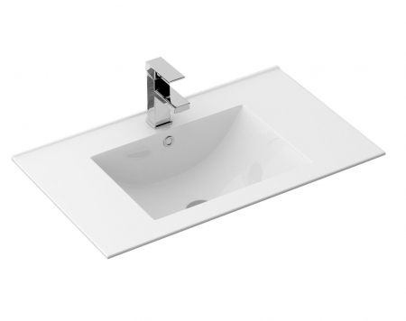 Lavoare - Lavoar incastrat Dafne 75, ceramica, alb lucios