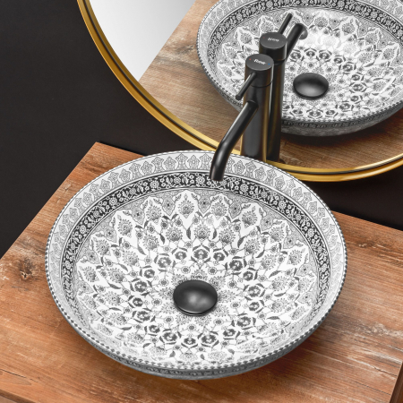 Lavoar pe blat Arte Dark Grey, ceramica, Gri [2]