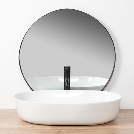 Lavoar pe blat Cleo Alb - Rea, ceramica, alb lucios [2]