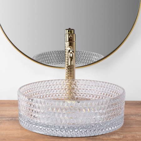 Lavoar pe blat Cristal transparent, sticla, transparent [3]