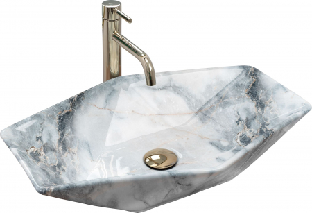 Lavoare - Lavoar pe blat Vegas Granit, ceramica, imitatie de piatra