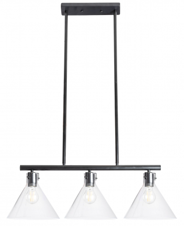 Lustre si pendule - LUSTRA DE TAVAN DIN STICLĂ APP318-3CP