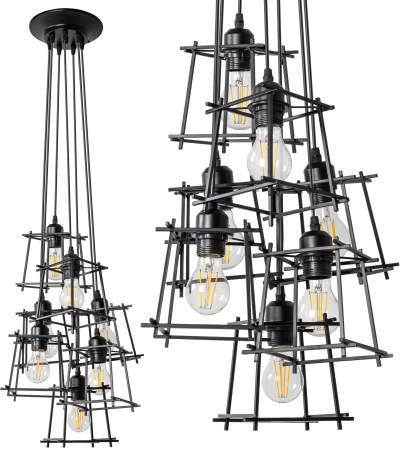 Lustre si pendule - LUSTRA DE TAVAN SUSPENDABILA APP221-7CP