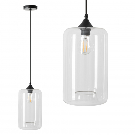 Lustre si pendule - Lustra de tavan suspendată din sticlă APP310-1CP LOFT