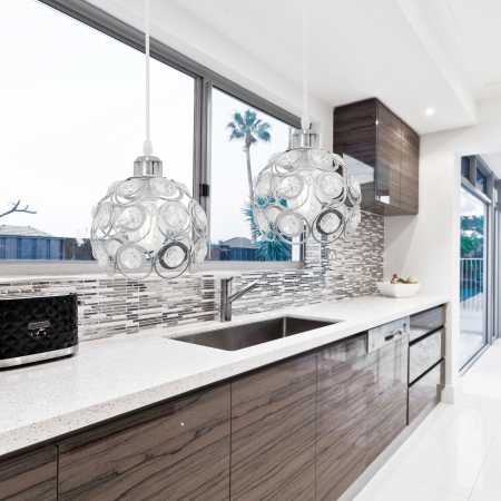 LUSTRA ELEGANTA  DE TAVAN APP207 LOFT Argintiu [4]