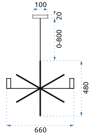 LUSTRA SUSPENDABILA INDUSTRIALA LOFT METAL APP256-6C [7]