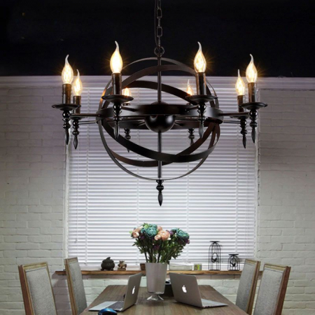 LUSTRA SUSPENDABILA INDUSTRIALA LOFT METAL APP256-6C [2]