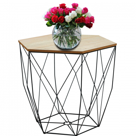 Masuta de cafea Metal Negru M SG1910-77 [1]