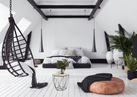 Masuta de cafea Metal Negru M SG1910-77 [2]