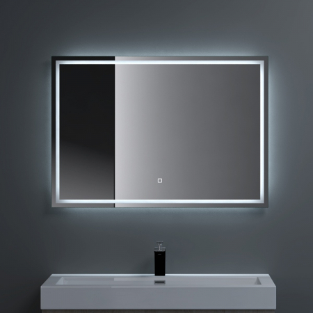 Oglinda LED Spiegel02 cu dezaburire, 40-140 cm, lumina calda si rece, montare orizontala sau verticala, memorie [4]