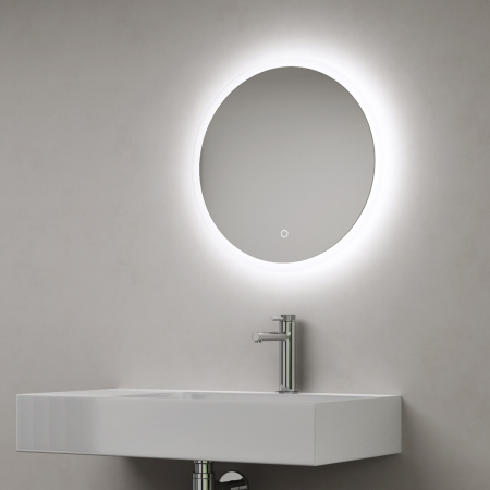 Baie - Oglinda LED Spiegel05 cu dezaburire, 50-70-80 cm, lumina calda sau rece, memorie