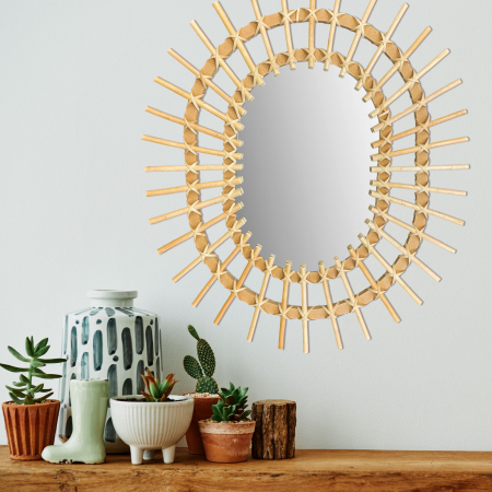 Oglinda perete Boho 57CM QDJ5749 [2]