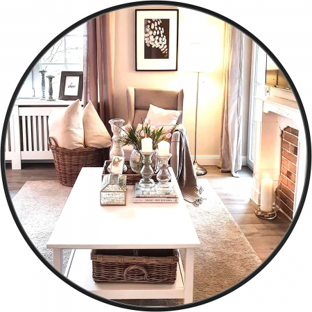 Oglinda rotunda MR18-20600 60 CM Black [2]