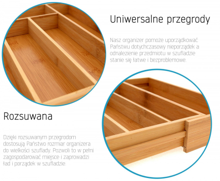Organizator pentru sertare extensibil [10]