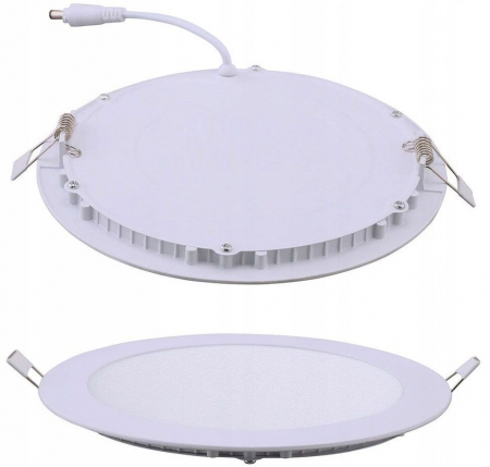 PANOU LED rotund alb 12W [2]