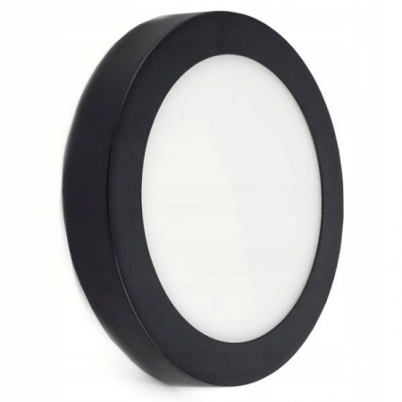 PANOU LED rotund negru 18W [2]