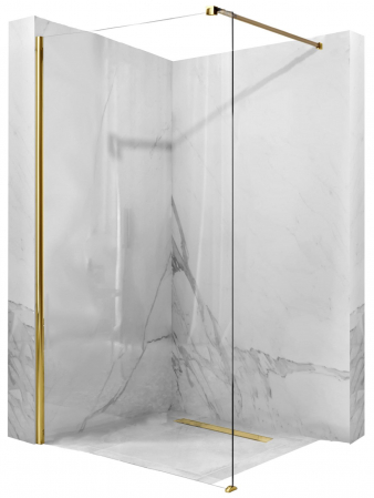 Paravane duș WALK-IN - Paravan Aero Gold, 80-120 cm, auriu