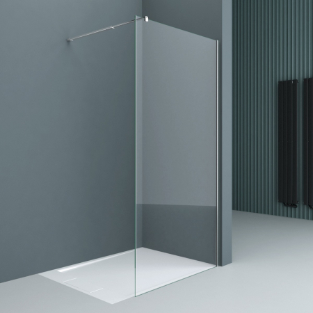 Paravane duș WALK-IN - Paravan Astra 02K, 50-160 cm, crom, sticla securizata 10 mm transparenta