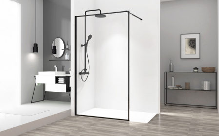 Paravan Bler, 70-120 cm, negru [1]