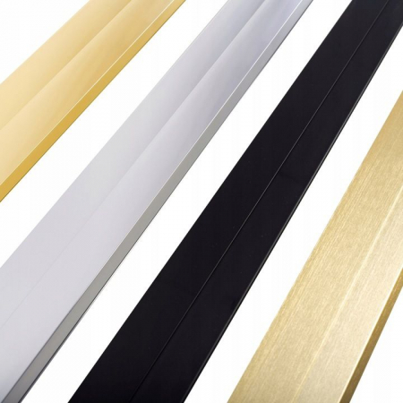 Paravan de cadă Fabian Gold, glisant, 100 cm, auriu [6]