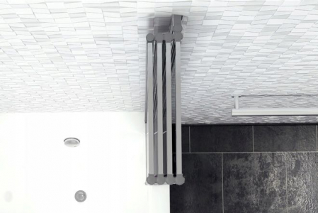 Paravan de cadă Idea, pliabil, 120 cm, crom [4]