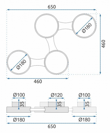 PLAFON NEGRU APP527-4C [7]
