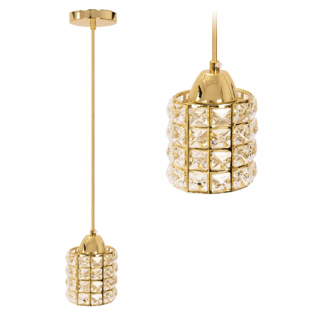 Lustre si pendule - Plafoniera Cristal Gold APP724-1CP