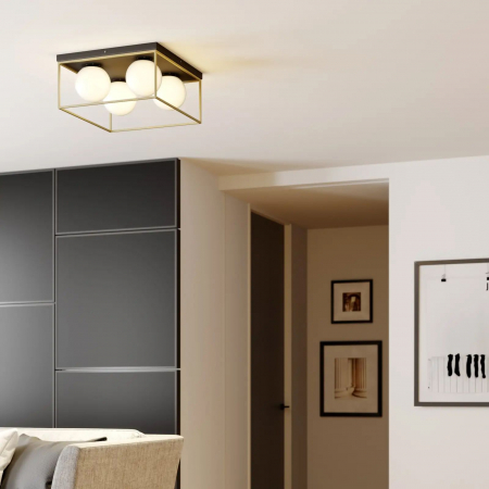 Plafoniera de tavan Gold White APP1168-4C [4]