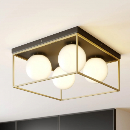 Plafoniera de tavan Gold White APP1168-4C [1]