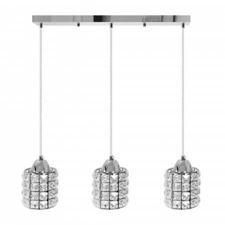 Plafoniera din cristal argintie APP728-3CP [1]