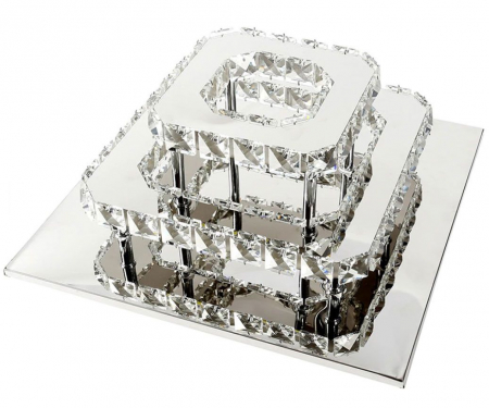 Plafoniera din cristal Plafond LED 24W Square APP409-C APP410-C [4]