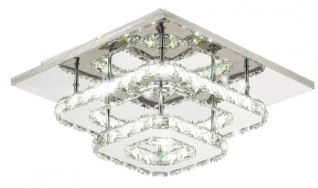 Plafoniera din cristal Plafond LED 24W Square APP409-C APP410-C [12]