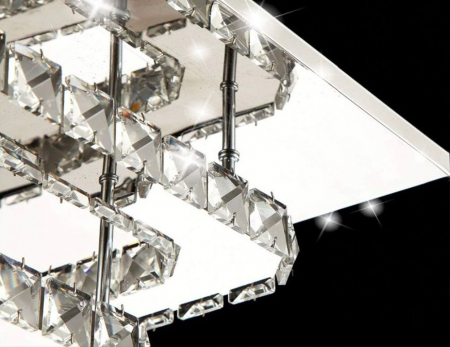 Plafoniera din cristal Plafond LED 24W Square APP409-C APP410-C [10]