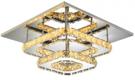 Plafoniere - Plafoniera din cristal Plafond LED 24W Square APP409-C APP410-C